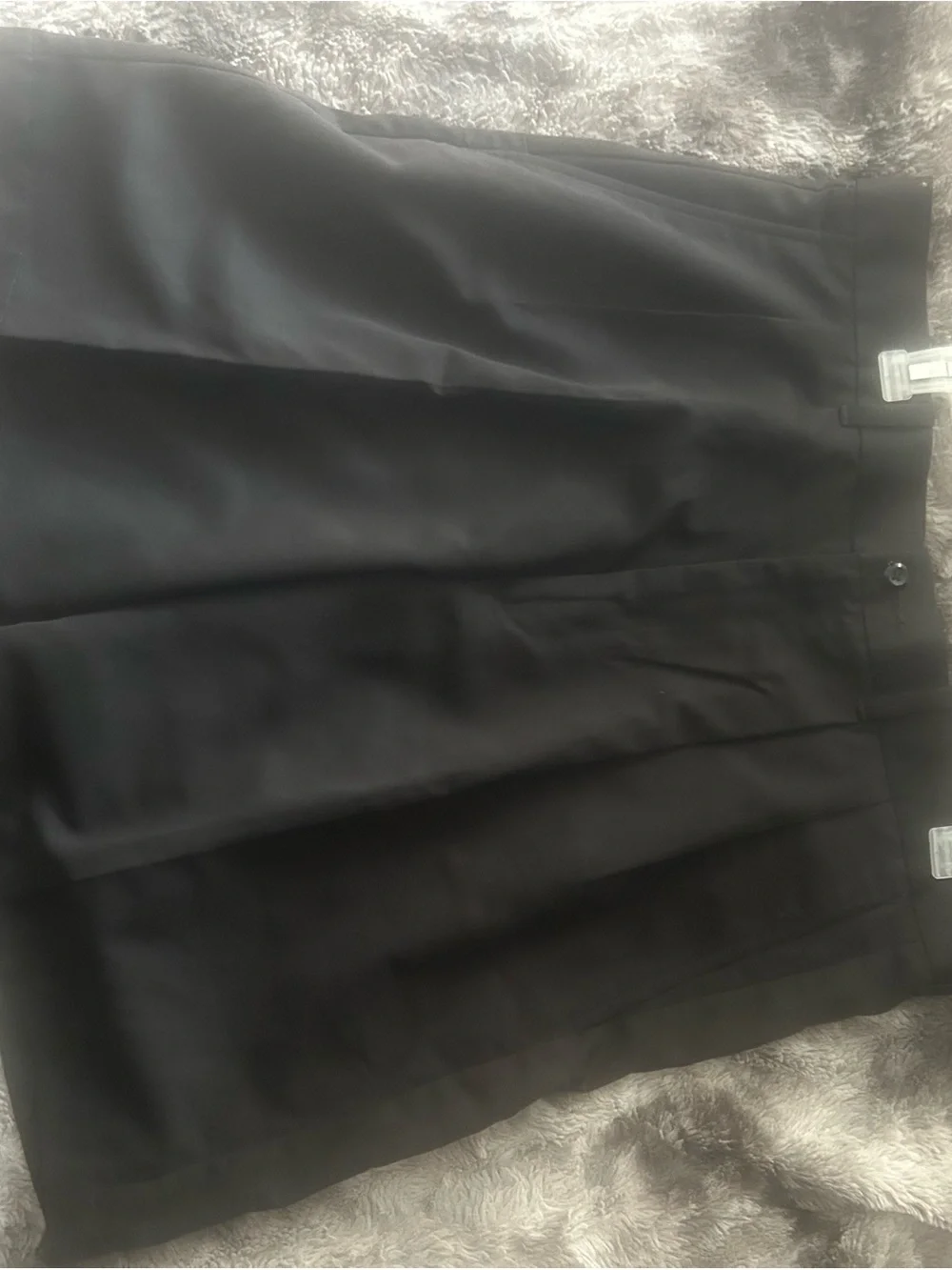 Perry Ellis Black Flat-Front Men's Shorts